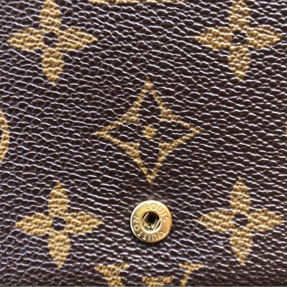 Louis Vuitton Monogram Porte-Monnaie Tresor Wallet Excellent Condition - Picture 10 of 16